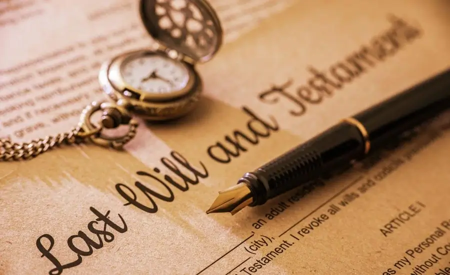 Last will property transfer